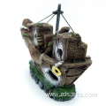 Customized stone pirate ship